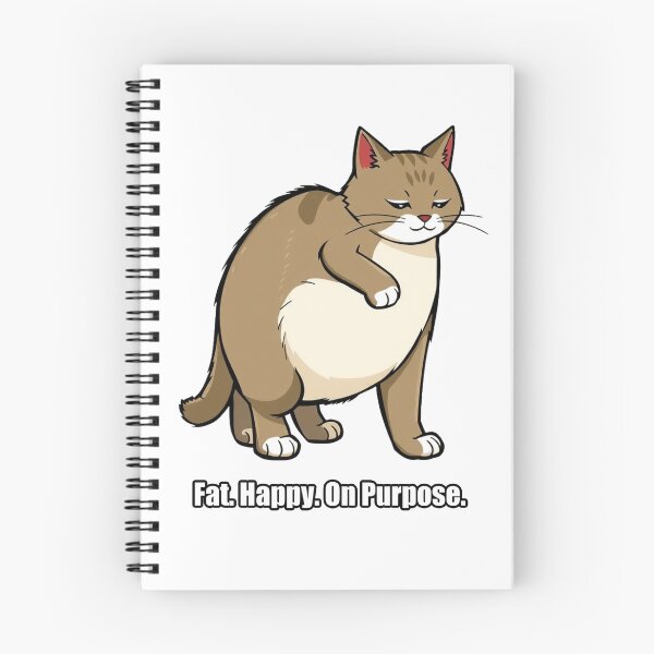 Item preview, British Shorthair - Fat Happy On Purpose - Funny Cat Gift designed and sold by pawdrops.