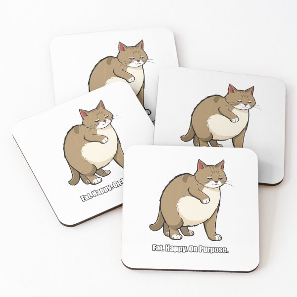 Item preview, British Shorthair - Fat Happy On Purpose - Funny Cat Gift designed and sold by pawdrops.
