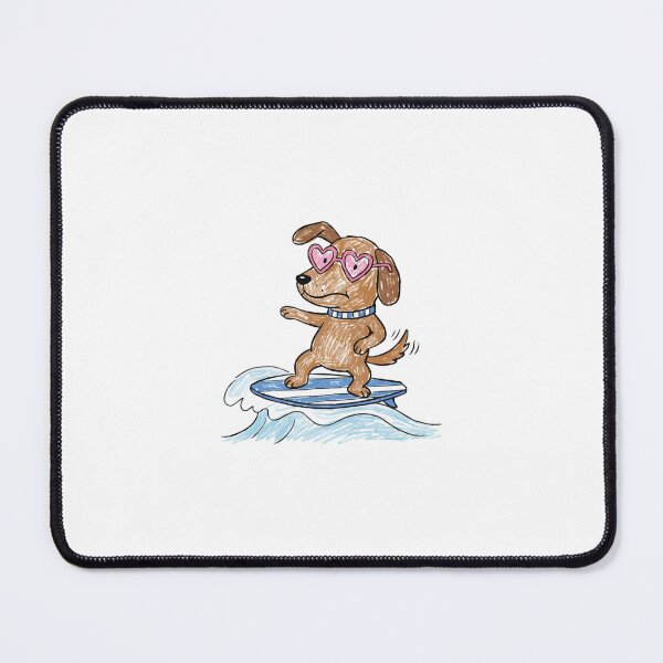 Item preview, Surfing Dog - Cute Summer Beach Vibes designed and sold by KAISANart.