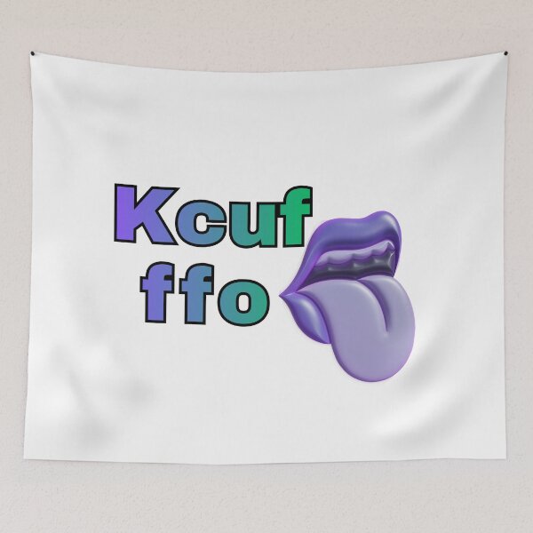 Item preview, KCUF FFO SVG | Funny Tongue Graphic SVG | Adult Humor Shirt Design | Cricut Cut File | PNG DXF EPS designed and sold by UrbanEchoHub.