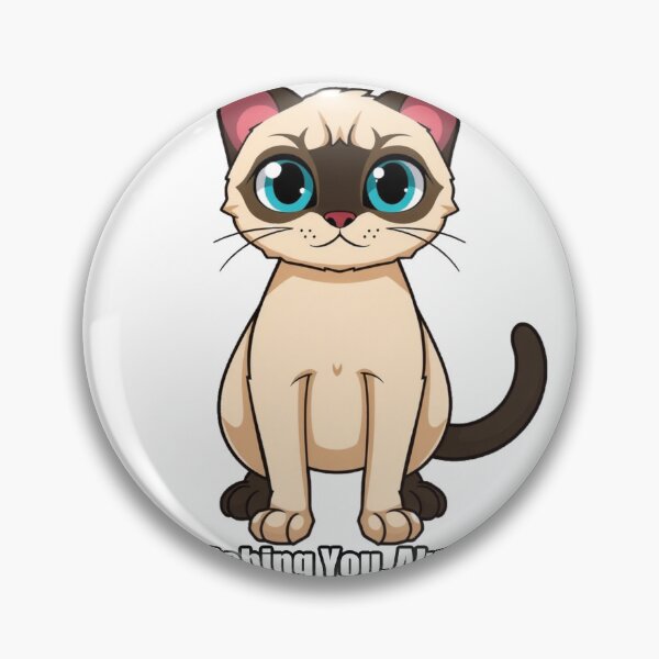 Item preview, Siamese Cat - Watching You Always - Funny Siamese Gift designed and sold by pawdrops.