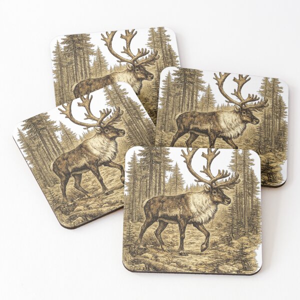 Item preview, Caribou Northern Journey designed and sold by KrungiT Design .