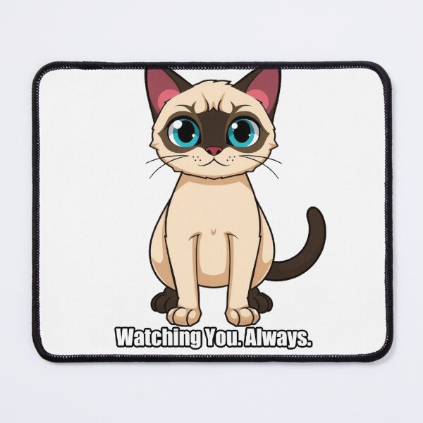 Item preview, Siamese Cat - Watching You Always - Funny Siamese Gift designed and sold by pawdrops.