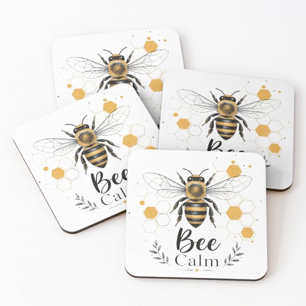 Item preview, Bee Calm – Bumble Bee Nature Graphic T-Shirt designed and sold by MJ-by-Dharan.