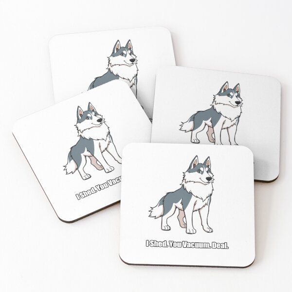 Aperçu de l'œuvre Husky - I Shed You Vacuum Deal - Funny Husky Gift créée et vendue par pawdrops.
