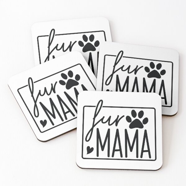 Item preview, Fur Mama - Cute Retro Puppy Pet Gift Dog Quotes Cool Mother Matching Family Owner Girl Mom Female Apparel Art designed and sold by FuzionRaptor.