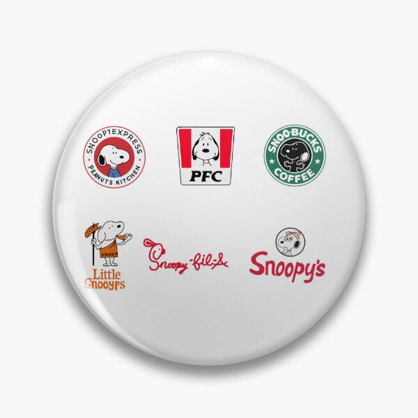 Artikelvorschau, Fast-Food-Logo mit Snoopy entworfen und verkauft von Katyslittlestickershop.