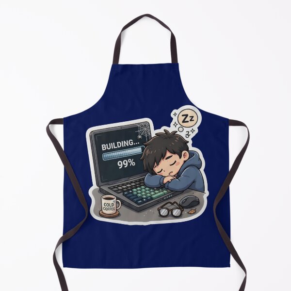 Item preview, Building... 99% - Sleeping Programmer Sticker designed and sold by mancikart.