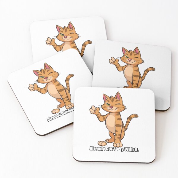 Item preview, Tabby Cat - Already Got Away With It - Funny Cat Gift designed and sold by pawdrops.