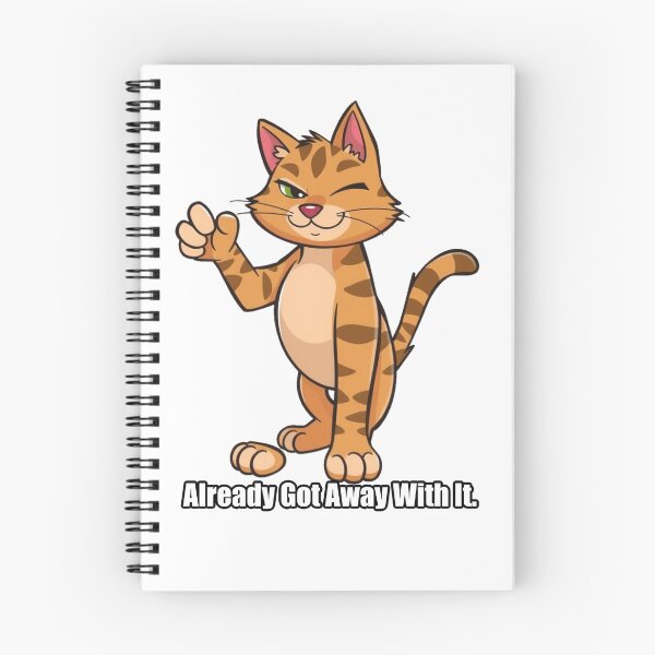 Item preview, Tabby Cat - Already Got Away With It - Funny Cat Gift designed and sold by pawdrops.