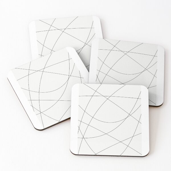 Item preview, line white black simple original abstract  designed and sold by Alexandre-Rosaz.