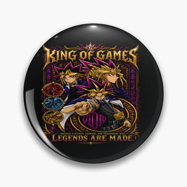 Item preview, King of Games -Yugi & Atem - Legends Are Made Aesthetic Design designed and sold by Trinidesigns123.