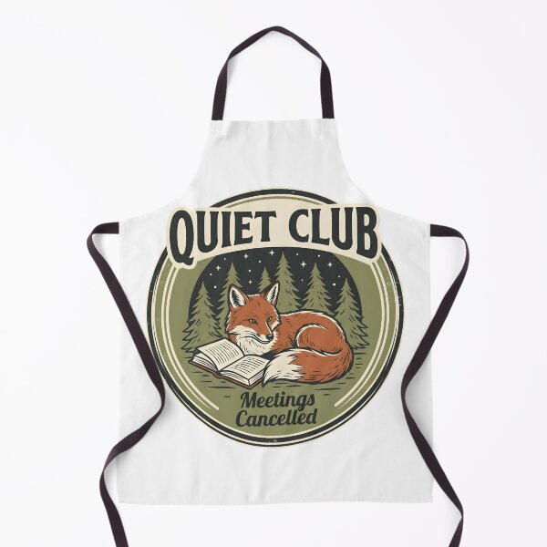 Item preview, Quiet Club Meetings Cancelled | Introvert Fox Reading Vintage T-Shirt | Cozy Book Lover Gift designed and sold by softmind studio.