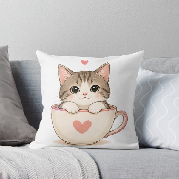 Item preview, Cute Kitten in Teacup designed and sold by apex.vibe.