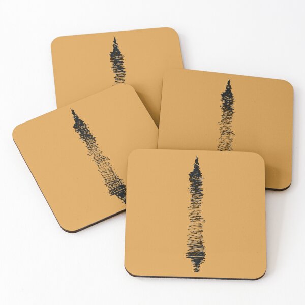 Item preview, Minimalist Black Scribble Soundwave Art designed and sold by BetweenForms.