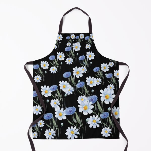 Item preview, Aesthetic Blue Wildflower Seamless Pattern designed and sold by Jyoti-Quotes.