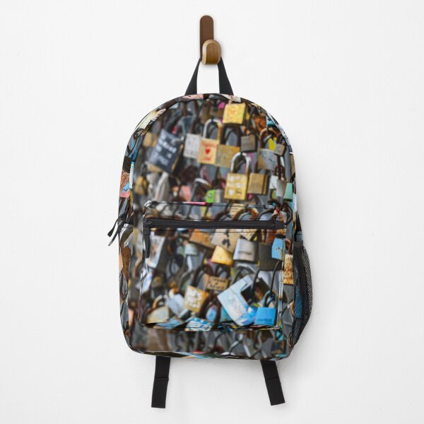 Item preview, Colorful Love Locks Wall Street Art designed and sold by Amitphotos.