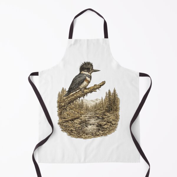 Item preview, Belted Kingfisher River Watch designed and sold by KrungiT Design .