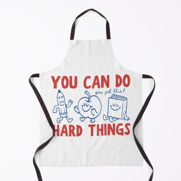 Item preview, You Can Do Hard Things Cute Retro Doodles 'You Got This' Motivational Teacher designed and sold by Thread&Fable.