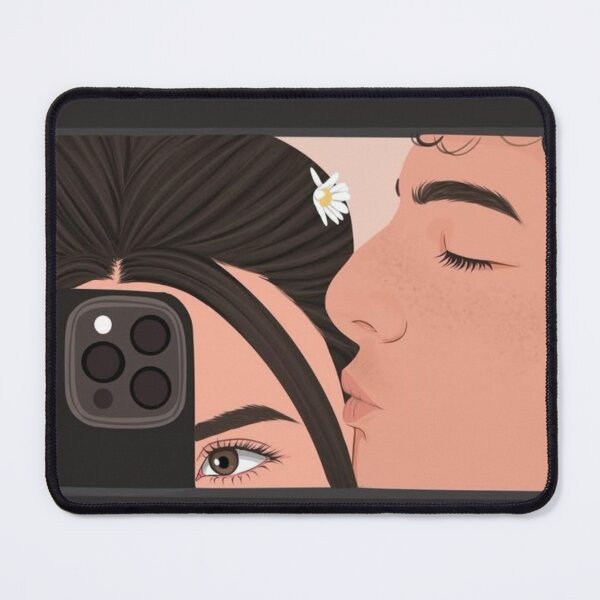 Item preview, Cute Mirror Selfie Couple Kiss Aesthetic designed and sold by     Pink Chaos Club.