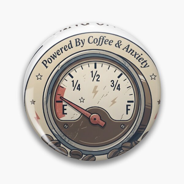 Item preview, Running On Empty Funny Coffee Lover Shirt | Fueled By Coffee and Anxiety Vintage Design designed and sold by softmind studio.