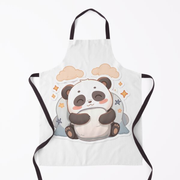 Item preview, Cute Sleeping Panda Sticker | Kawaii Cozy Panda Cartoon Aesthetic Design designed and sold by dreamz-world.