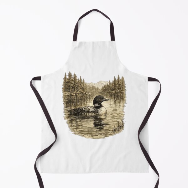 Item preview, Common Loon Lake Spirit designed and sold by KrungiT Design .