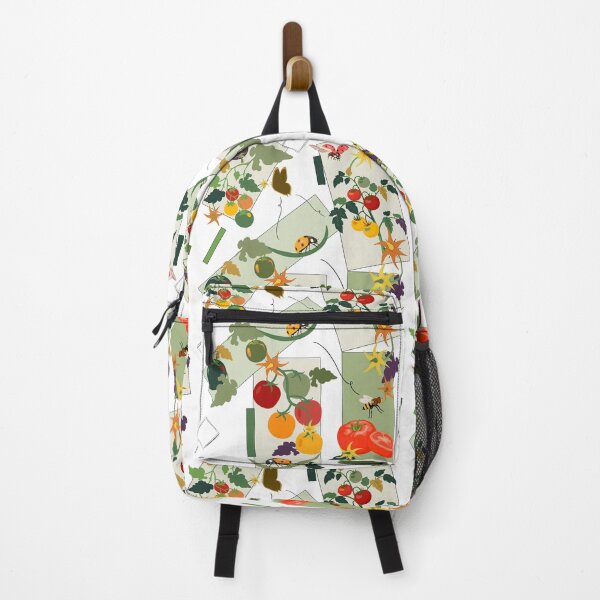 Item preview, Tomato Kitchen Garden Summer Harvest Botanical Rectangle Pattern designed and sold by Vibria Pattern Studio.