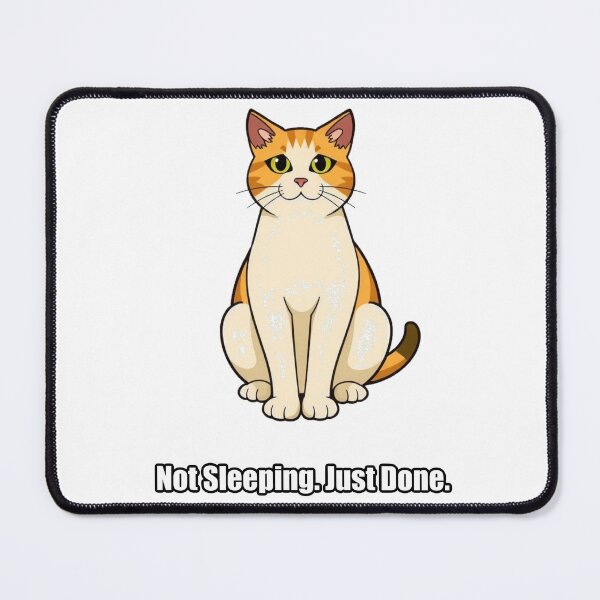 Item preview, British Shorthair - Not Sleeping Just Done - Funny Cat Gift designed and sold by pawdrops.