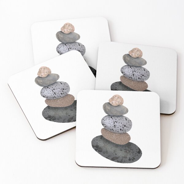 Item preview, Cairn Memorial Rocks Tribute Stack of Stones designed and sold by DesignChaser.
