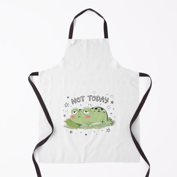 Item preview, Not Today Frog Lazy Procrastination Mood Humor designed and sold by SkeletonsDanger.