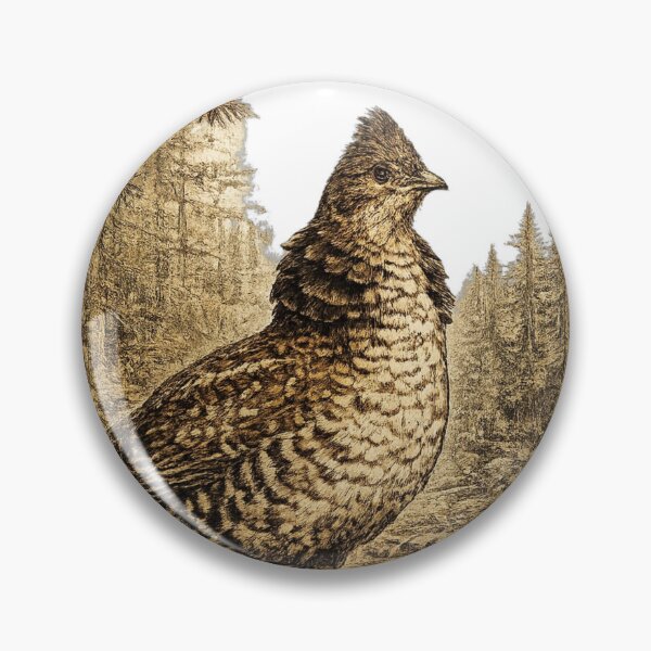 Item preview, Ruffed Grouse Woodland Trail designed and sold by KrungiT Design .