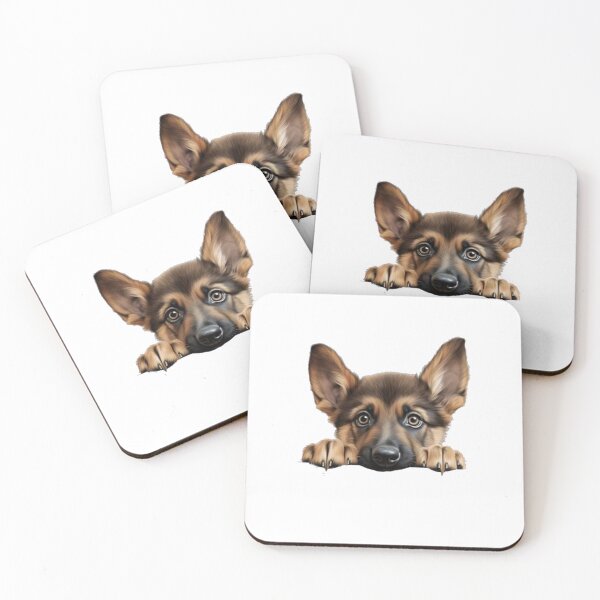 Item preview, Peeking German Shepherd Dog designed and sold by Gbriel3.