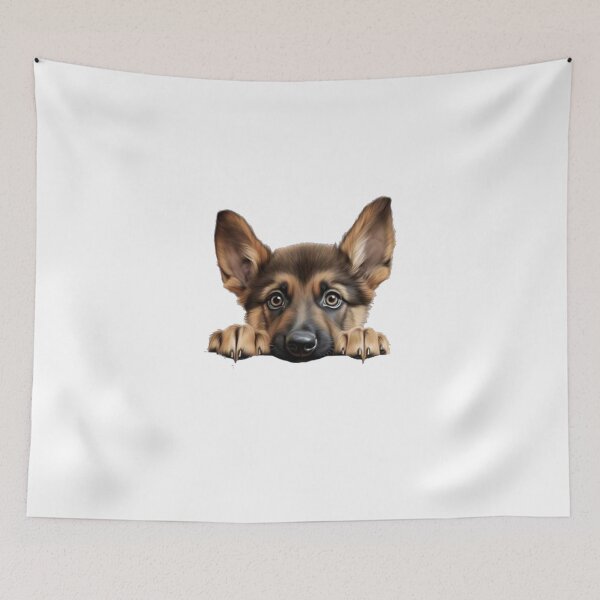 Item preview, Peeking German Shepherd Dog designed and sold by Gbriel3.