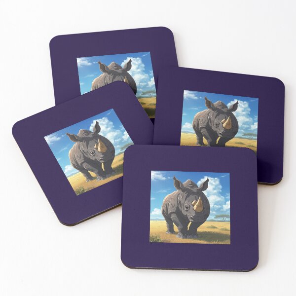 Item preview, The Mighty Black Rhino designed and sold by PTB-SHOP.