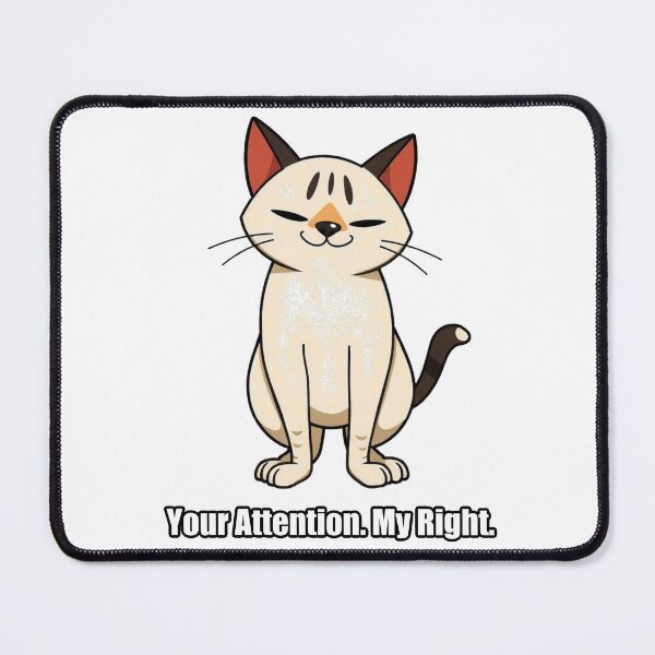 Item preview, Siamese Cat - Your Attention My Right - Funny Siamese Gift designed and sold by pawdrops.