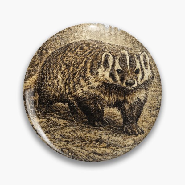Item preview, American Badger Woodland Patrol designed and sold by KrungiT Design .