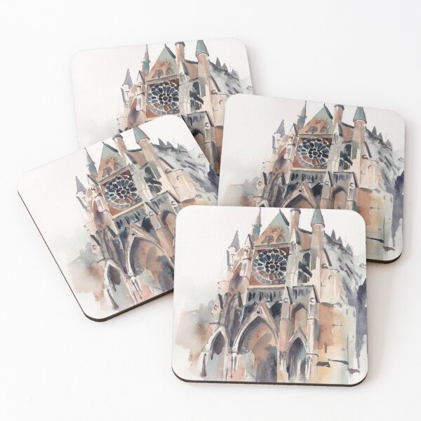 Item preview, Catedral gótica en acuarela designed and sold by CanotStop.