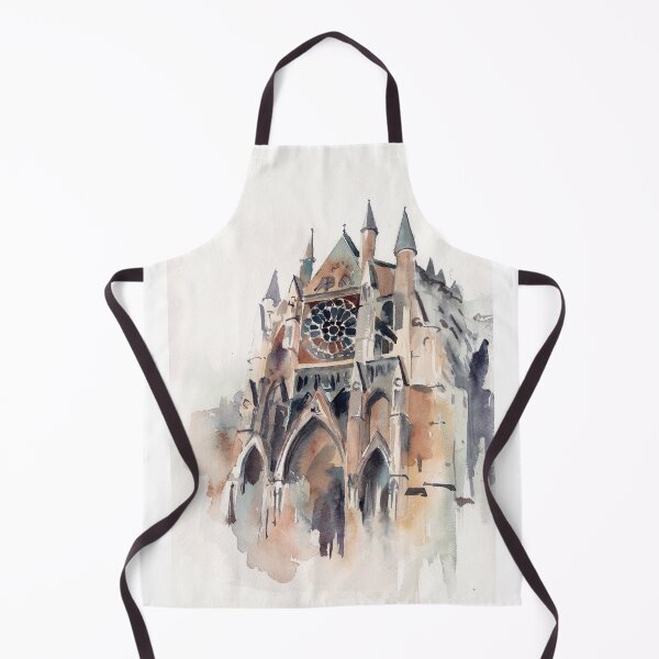 Item preview, Gothic Cathedral in Watercolor designed and sold by CanotStop.