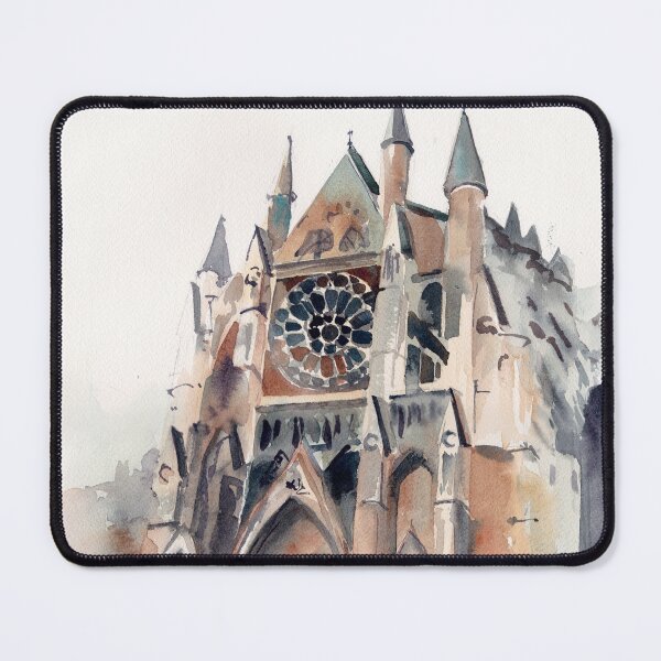 Item preview, Gothic Cathedral in Watercolor designed and sold by CanotStop.