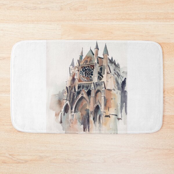 Item preview, Gothic Cathedral in Watercolor designed and sold by CanotStop.
