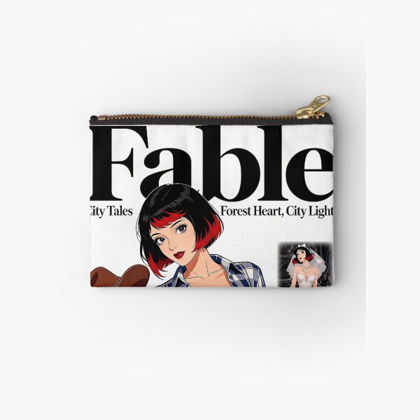Item preview, Fable Magazine Cover Retro 90s Anime Cowgirl Art designed and sold by Hen-C-Art.