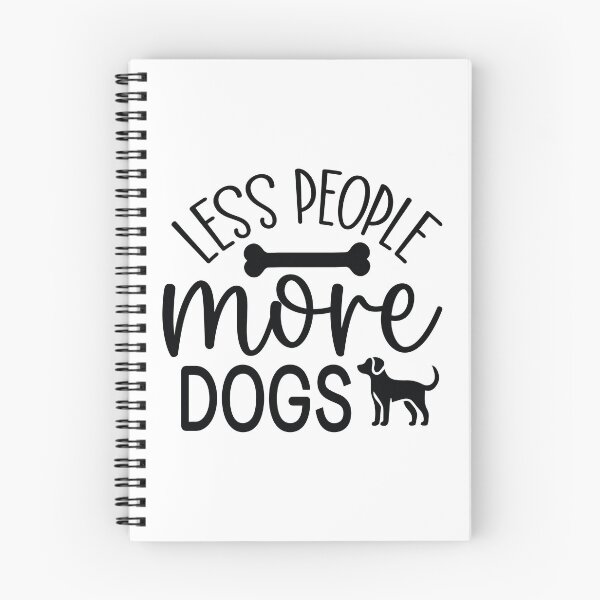 Item preview, Less People More Dogs - Funny Retro Puppy Gift Dog Quotes Cool Mother Matching Family Owner Girl Mom Apparel Art designed and sold by FuzionRaptor.
