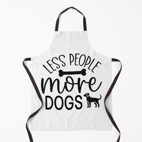 Item preview, Less People More Dogs - Funny Retro Puppy Gift Dog Quotes Cool Mother Matching Family Owner Girl Mom Apparel Art designed and sold by FuzionRaptor.