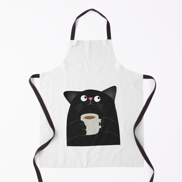 Item preview, Black Cat Coffee Lover Feline Drinker Morning Caffeine Pet Owner designed and sold by SkeletonsDanger.