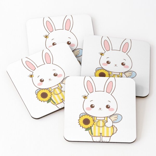 Item preview, Cute Bee Bunny Kawaii Sticker | Adorable Honey Bunny Gift designed and sold by Stylestickers55.