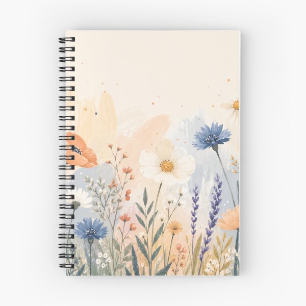 Item preview, Cute Boho Pastel Wildflowers designed and sold by 0606PM.