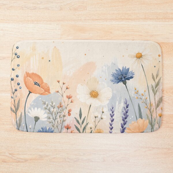 Item preview, Cute Boho Pastel Wildflowers designed and sold by 0606PM.