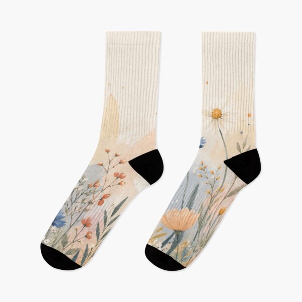 Item preview, Cute Boho Pastel Wildflowers designed and sold by 0606PM.