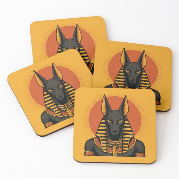 Item preview, Anubis Retro Pop Art Portrait designed and sold by Inkworksbyshery.